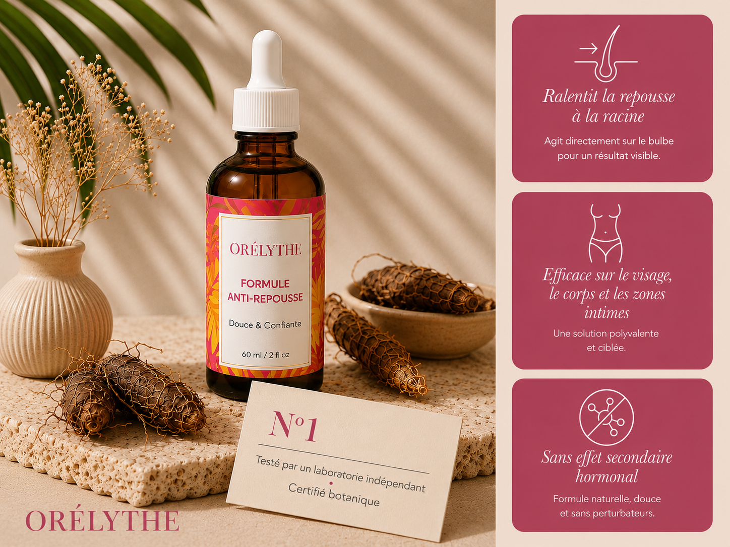 Orélythe™ — Formule Anti-Repousse