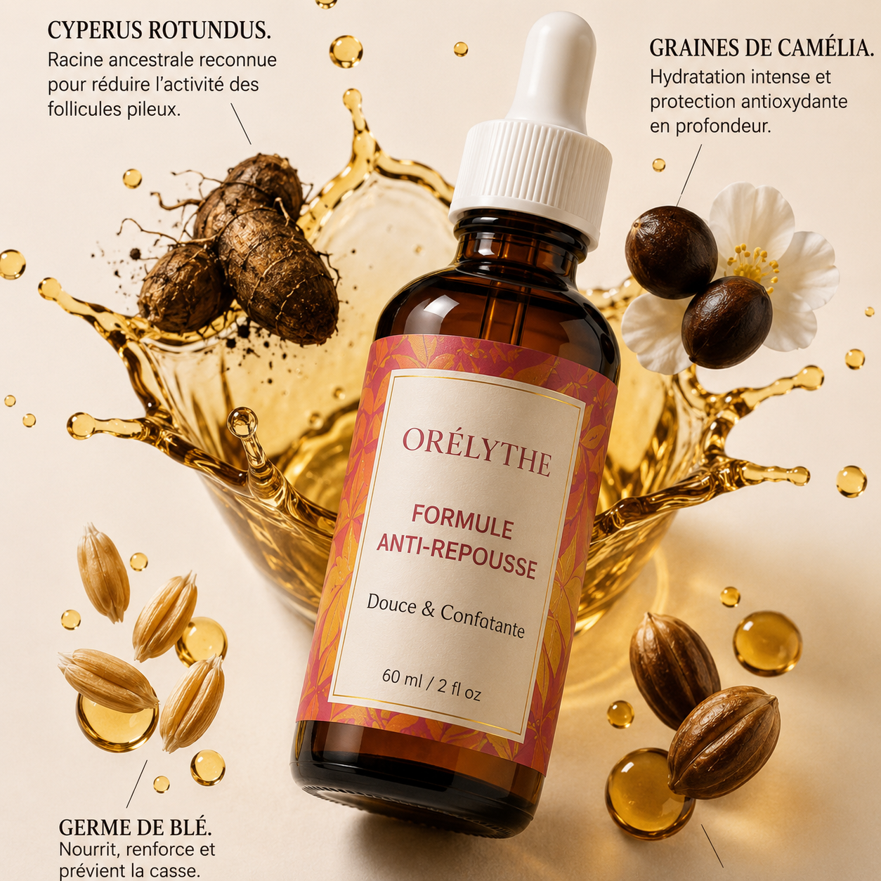 Orélythe™ — Formule Anti-Repousse