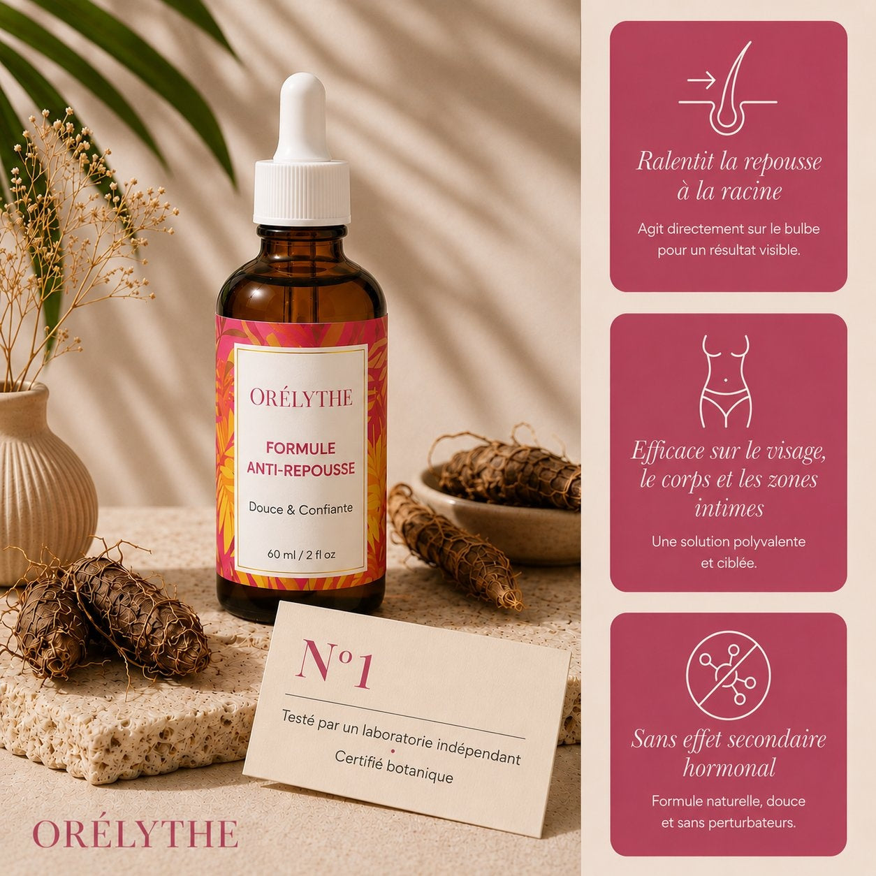Orélythe™ — Formule Anti-Repousse